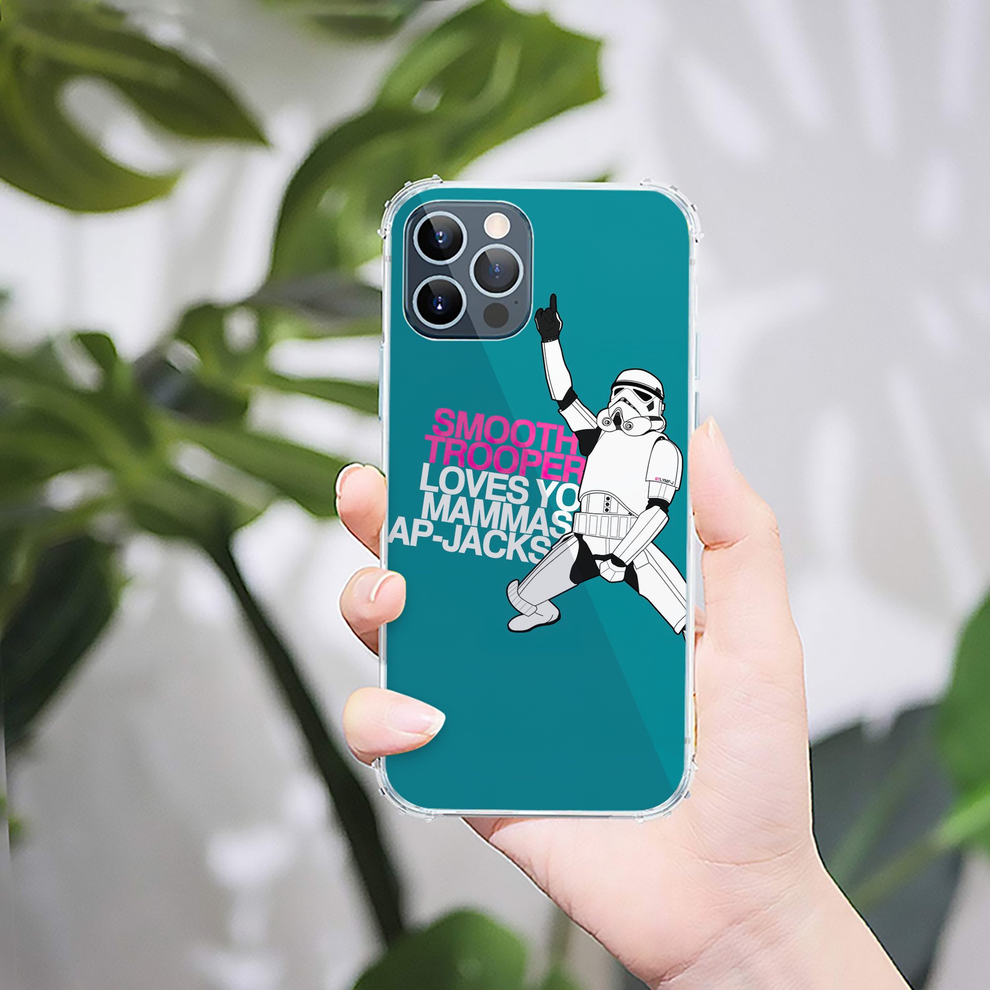（画像用） スター・ウォーズ Star Wars 【iPhone 12シリーズ対応】透明スマホケース（クリアソフトケース）